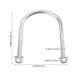 thumbnail image 3 of 2pcs Heavy Duty Leaf Spring U Bolt 4 Nuts Steel Alloy Replacement for Club Car DS 1981‑Up, 3 of 3