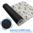 thumbnail image 6 of Long Mouse Pads for Desk,Green Cow Flower Pattern Desk Mats on Top Of Desks, Desk Mouse Pad Extra Large with 3mm Non-Slip Base and Stitched Edge for Gaming,Office,Work,Home 35.4"x15.7", 6 of 6