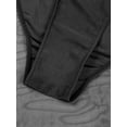 thumbnail image 6 of Jizyo Women's Figure Ice Skating Dress Shiny Rhinestone Asymmetric Mesh Leotard Dress Lyrical Black L, 6 of 7