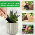 thumbnail image 4 of Lunfar 3Pcs Hand Shovel for Gardening Trowel Garden Tool - Planting Tools Small Garden Rake Ergonomic Hand Tools Set Edging Shovel Indoor Plants Tools - Gardening Tools Heavy Duty Shovel Garden Tool S, 4 of 5