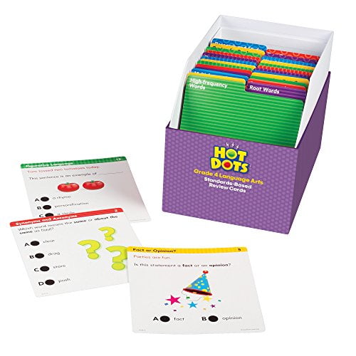 Educational Insights Cartes d'Avis à Pois Normes Grade 4 Arts et Langues