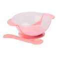thumbnail image 4 of Plato Prichos Para Bebé con Base Adherible con Cuchara Plástico Rosa, 4 of 4