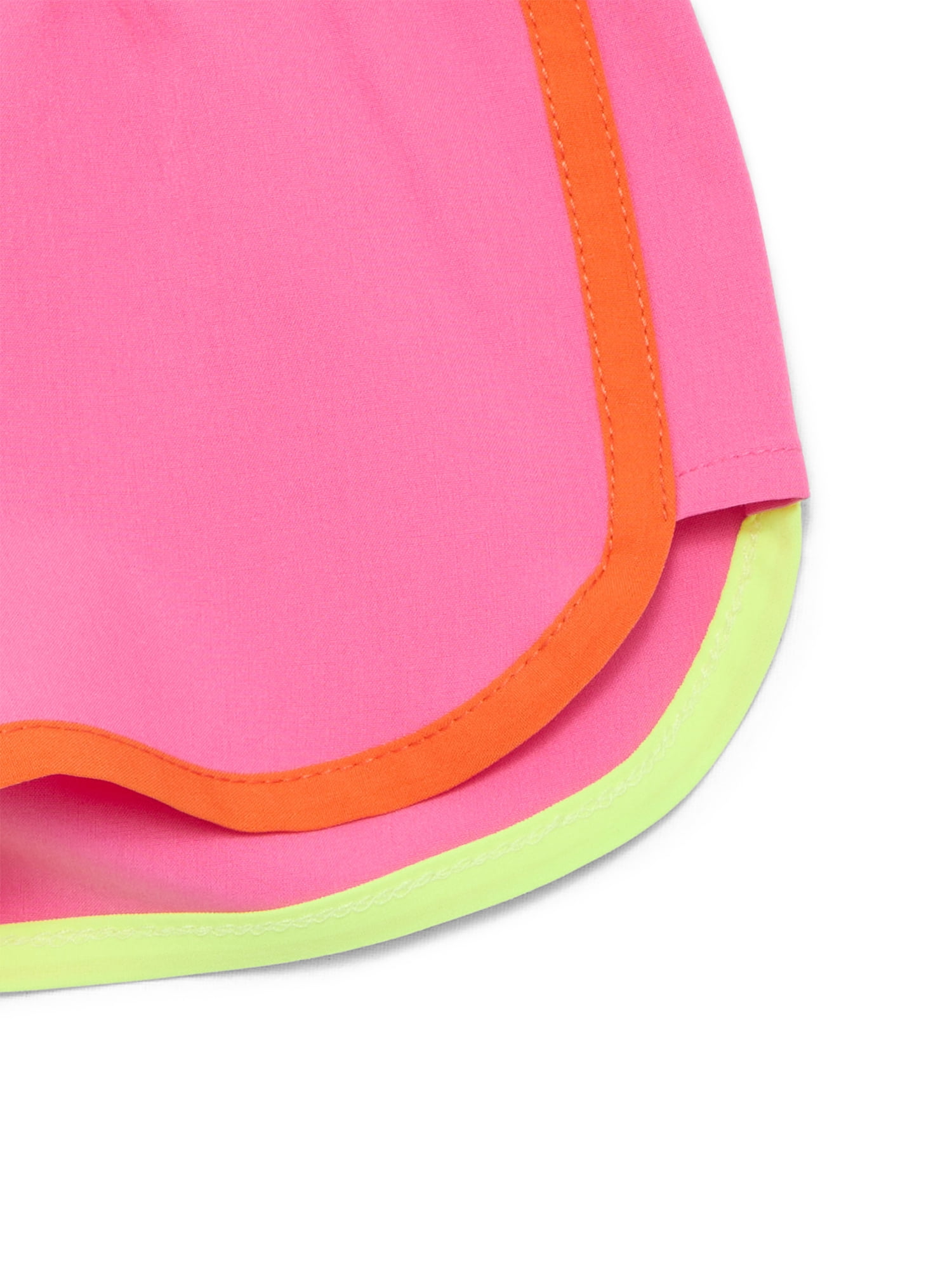 Wonder Nation Girls Swim Shorts, Sizes 4-18 & Plus