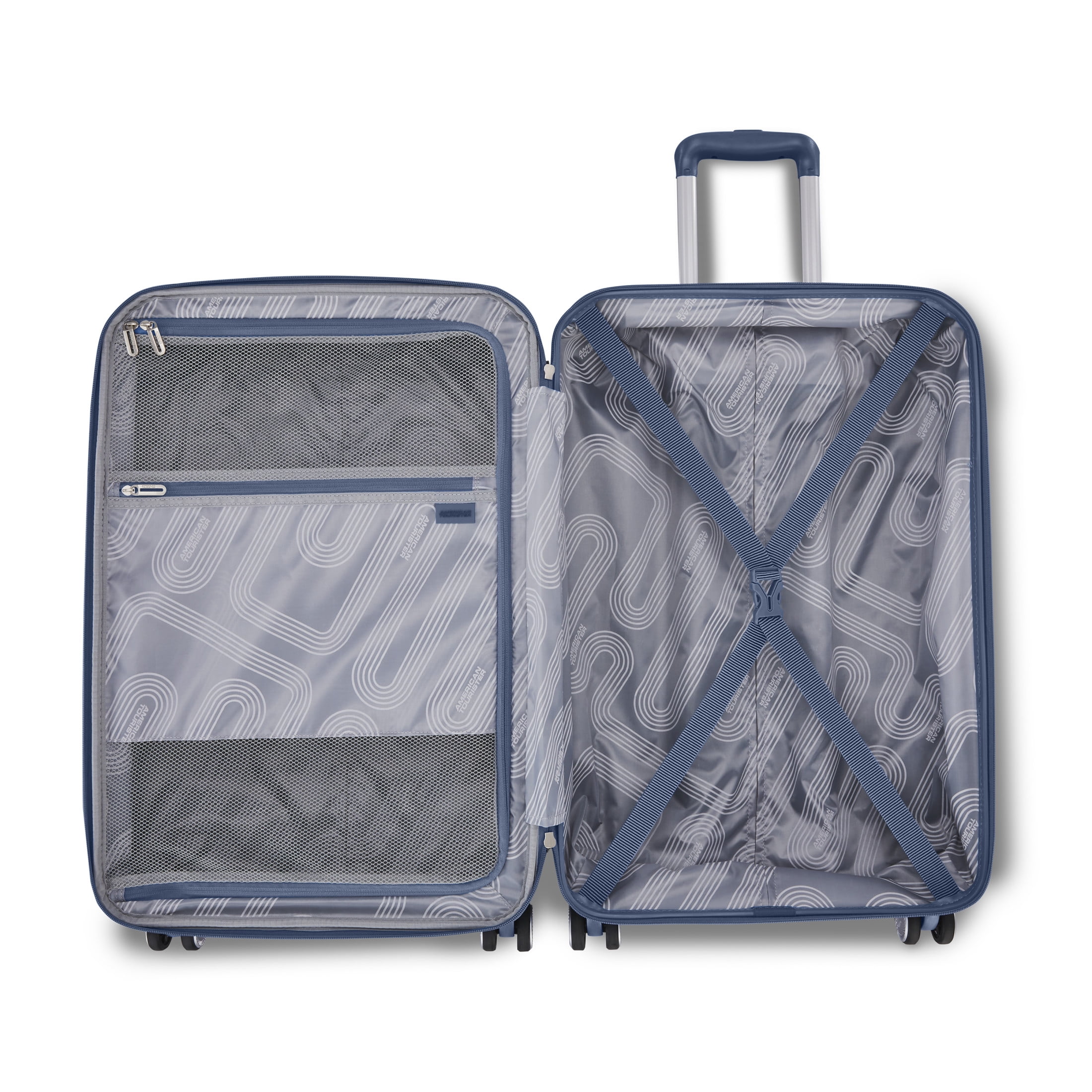 American Tourister Stratum 3.0 Carry-On Hardside Suitcase with Spinner Wheels - Elemental Blue