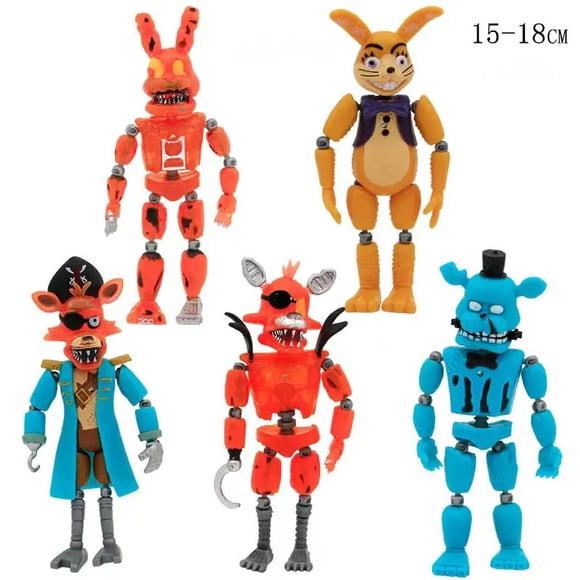Cartoon Toy Kawaii Action Pvc Anime Figure Fnaf Freddy Fazbear Bear Model Freddy Dolls For Kids Christmas Gifts