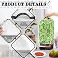 thumbnail image 4 of HELLHERO Clover Musical Pattern 1pc Coffee Machine Dust Cover, Elastic Protective Case for Home Kitchen Indoor, 4 of 6