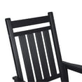thumbnail image 6 of Homy Casa Rocking Chair for Relaxing Outdoor Patio & Garden, Ideal for Enjoying the Outdoors, Black, 6 of 9