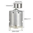 thumbnail image 2 of Unique Bargains DC12V/6000RPM Vibration Motor Eccentric Rotating Mass Electric Micro Vibrating Motor 27.5mmx33mm 2Pcs, 2 of 5