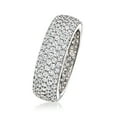 thumbnail image 5 of Ross-Simons 3.25 ct. t.w. CZ Eternity Band in Sterling Silver, Women's, Adult, 5 of 5