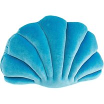 ABPETE Shell Pillow Accent Decorative Throw Pillows Seashell Shaped Soft Pillow Cushions Push Home Decor Pillows for Living Room Bedroom Couch Sofa(Blue,13 X 10 Inches)
