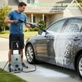 thumbnail image 6 of 4000 PSI Electric Pressure Washer Max 2.6 GPM Power Washer with Adjustable Nozzle 0-120°,Foam Cannon 35FT Power Cord 20FT Hose for Car Garden Yard Hom, 6 of 7