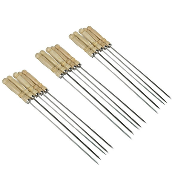 Tineasur Grilled Meat Skewer Flat Assorted Color 25Pcs