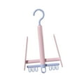 thumbnail image 3 of Hombre de colgilla de zapato Multipropósito multipropósito con clips Ratters de zapatería Sneakers Rack Organizador para balcón Interior Baño Inicio Rosa, 3 of 8