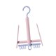 thumbnail image 3 of Perchero para secar zapatos con pinzas, soporte para zapatos, apilable, multifuncional, para secar Rosa, 3 of 9