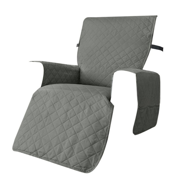 GUOOL Coussin de Sofa Imperméable Résistant Lavable Housse de Fauteuil Inclinable pour Salon Chambre Gris Clair P