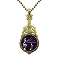 thumbnail image 1 of La melodía Collar Guitarra Antigua Joyería Música Colgantes Unbranded M, 1 of 3
