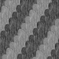 thumbnail image 1 of Ahgly Company Indoor Square Patterned Gunmetal Gray Area Rugs, 4' Square, 1 of 6