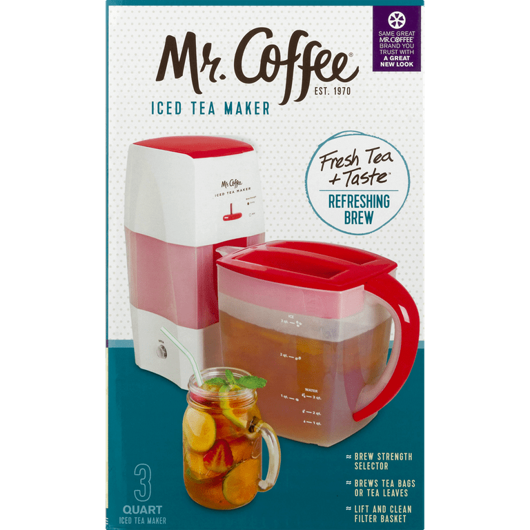 Mr Coffee Ice Tea Maker Red
