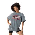 thumbnail image 3 of Women's Gameday Couture Gray Wisconsin Badgers Snow Washed Relaxed Fit Classic T-Shirt, 3 of 4
