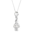 thumbnail image 1 of Collar para Mujer con Cristal Fino Swarovski en forma de niño– Bañado en Rodio- Collar Elegante y Brillante-Collares de Mujer de Moda- Joyería para Mujer de Moda- Regalo especial Ortiz Espinosa Temporada, 1 of 4