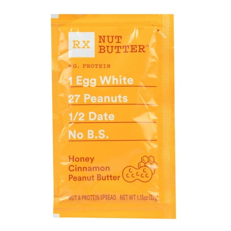 RXBAR Honey Cinnamon Peanut Butter, Nut Butter, Single Serve Packet, 1.13 Oz