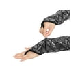 thumbnail image 4 of INSPIRE CHIC Women's Fingerless Gloves Scale Printed Elbow Long Arm Warmers Cosplay with Finger Loop One Size Silver, 4 of 6