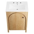 thumbnail image 4 of Sink Vanity Cabinet, White Oak, Wood, Hotel Bedroom Bathroom, Modern Contemporary HB36474, 4 of 11