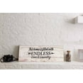 thumbnail image 3 of Inkdotpot Stretched Canvas Quotes Wall Art Decor, This Home Is Filled With Endless Love & Laundry Wall Decor- 6 x 17 Rustic Wall Art Sign- Farmhouse Decor Faux Plaque Sign, 3 of 8
