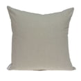 thumbnail image 2 of 20" Beige Cotton Throw Pillow, 2 of 3