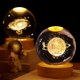 thumbnail image 2 of Favor de fiesta Cumpleaños Dormitorio Decoración Brillante Planetario Galaxia Astronauta Bola de cristal USB LED Luces de noche Regalo de Navidad para niños, 2 of 4