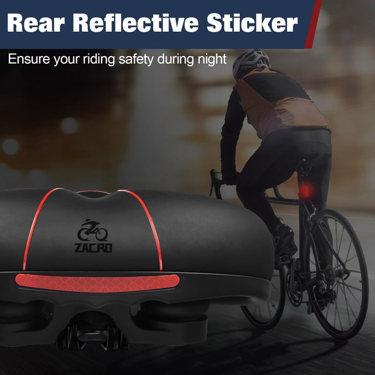 Zacro Comfort Bike Seat Cushion, Dual Shock Absorbing photo 2