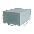 thumbnail image 3 of Closet Organizers and Home Storage Clearance! Rvasteizo Transparent Plastic Shoe Box Organizer Shoe Box Flip Lid Drawer Shoe Box Household Shoe Organizer Thickened, 3 of 6