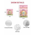 thumbnail image 7 of Pink Happy Easter Kitchen Dish Towels for Drying Dishes Set of 2, Spring Easter Eggs Floral Wooden Waffle Weave Microfiber Hand Tea Bathroom Towels Quick Dry & Absorbent Towel 15.7x23.6, 7 of 7