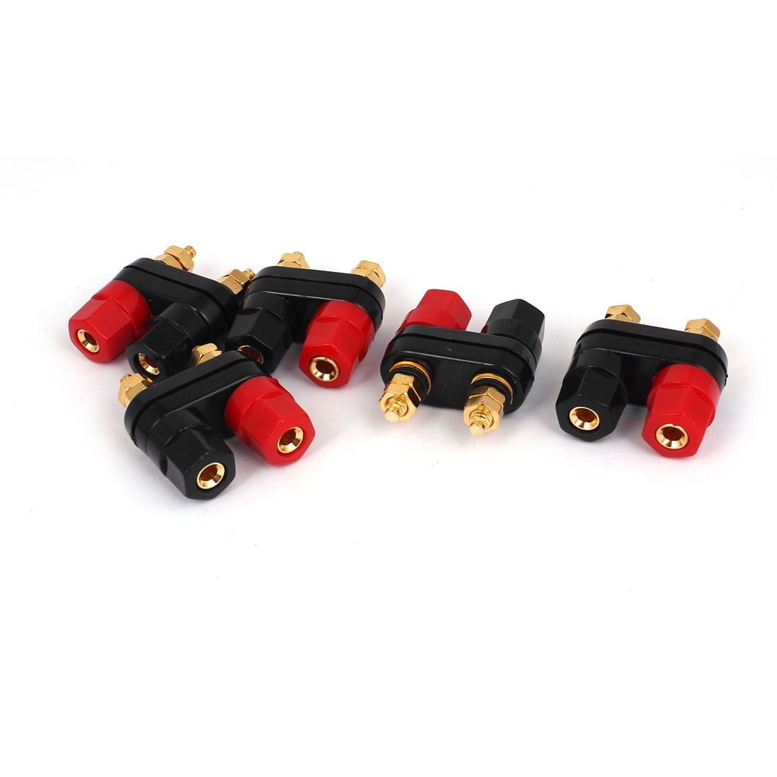 5pcs Speaker Amplifier Terminal Dual Binding Post Banana Female
