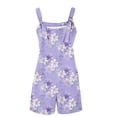 thumbnail image 5 of Drses Women's Summer Casual Sleeveless Rompers Loose Spaghetti Strap Denim Shorts Overalls Jumpsuit with Pockets, 5 of 5