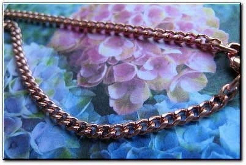 9 Inch Solid Copper Anklet, 1/8 of an inch wide, CA009G - Made in the USA. Thin design.