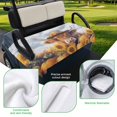 thumbnail image 5 of Golf Cart Seat Covers for 2 Seater,Fall Cow Sunflower Soft Microfiber Cart Seat Towel Blanket,Thanksgiving Pumpkin Blue Sky Absorbent Breathable Non Slip Bench Seats Protector for Golf Course 51"x31", 5 of 9