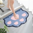 thumbnail image 1 of Vaidha Diatom Mud Bathroom Absorbent Floor Mat Quickly Absorbs Water Firmly Wraps The Edges And Is Easy To Store Stable And Non Slip, 1 of 6