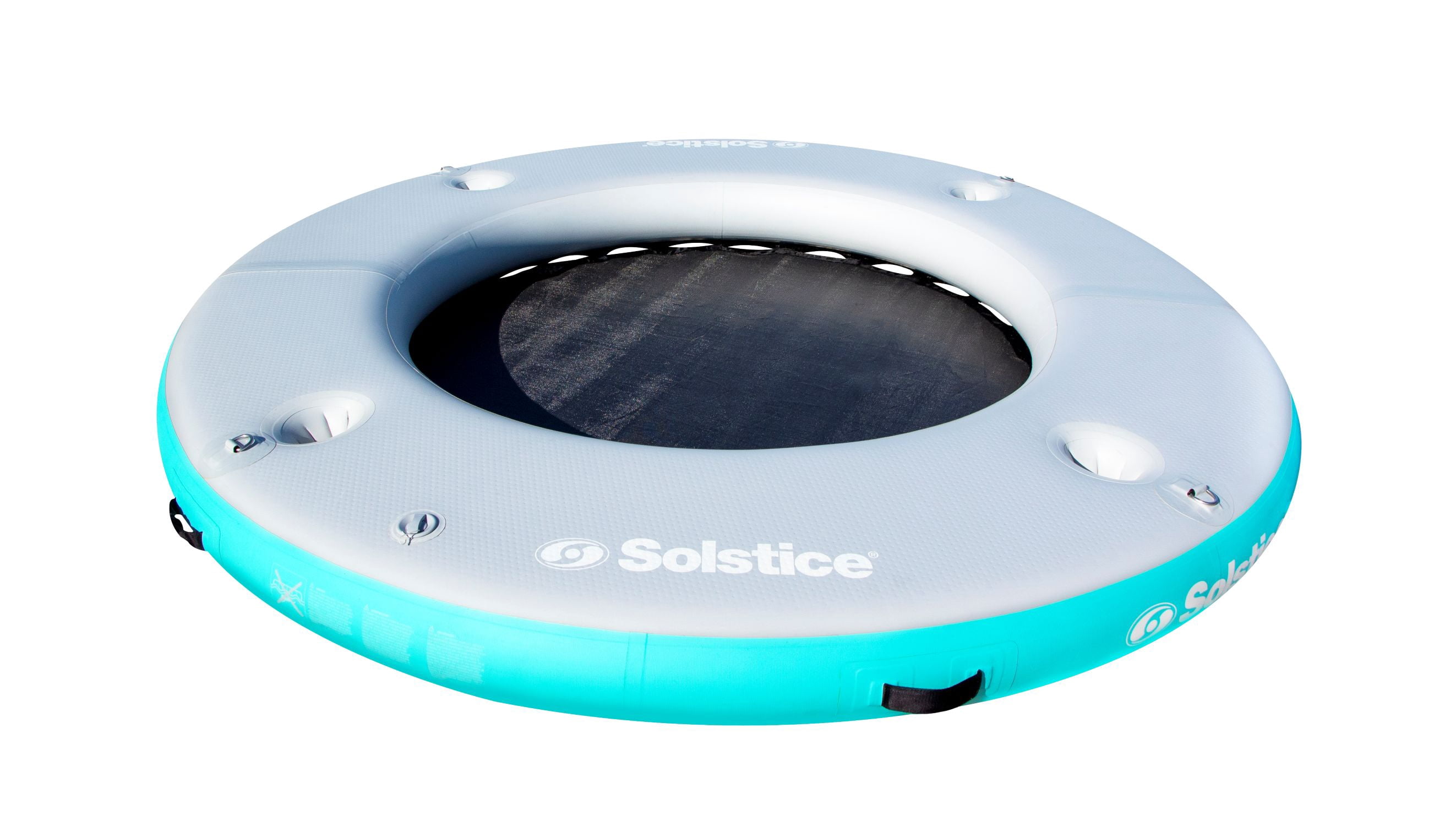 Swimline Inflatable Circular Mesh Dock - 8' - Blue and White