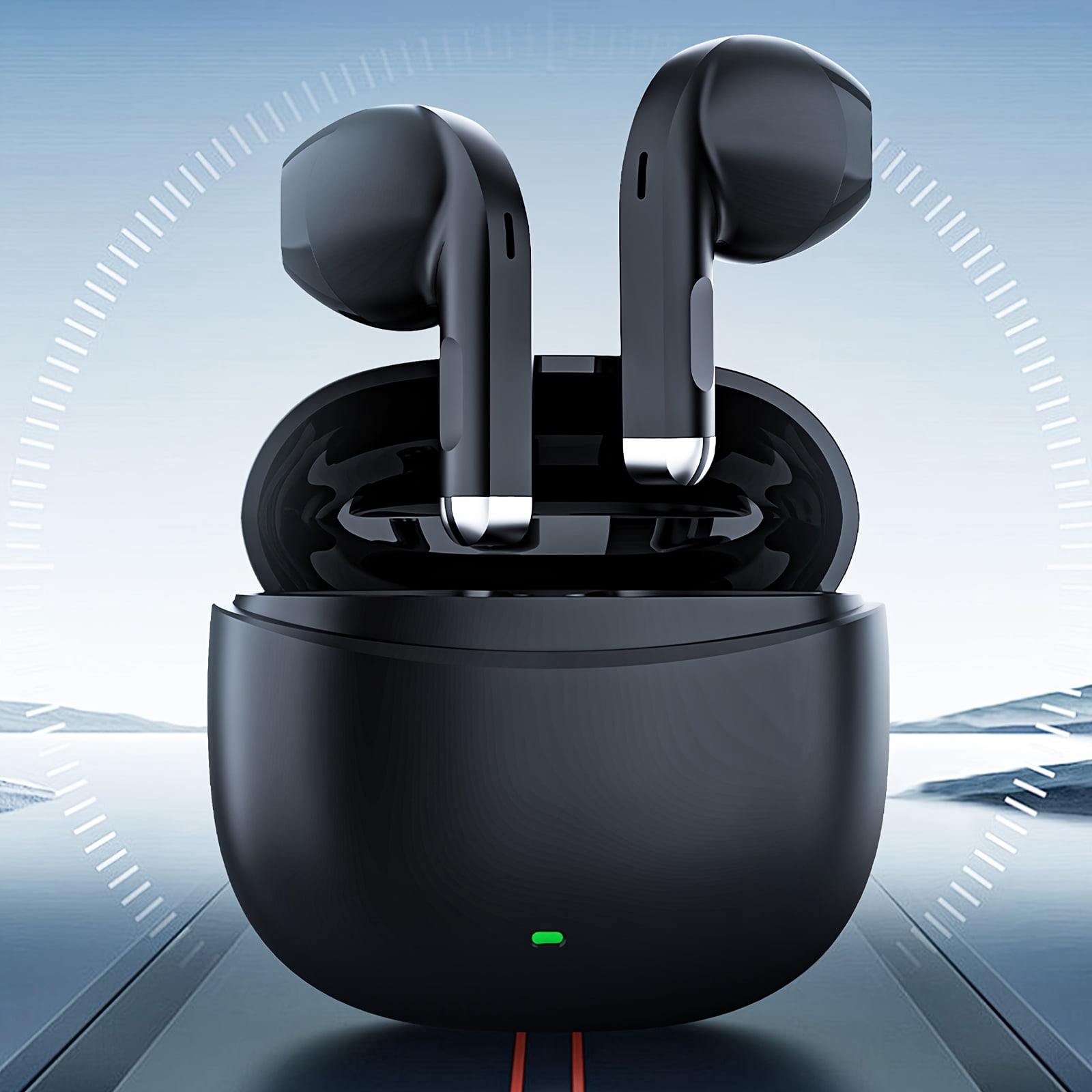 Wireless Earbuds with Noise Cancellation for Calls, Featuring Dual Microphones, Automatic Pairing, Quick And Precise Connectivity, And a Long Standby Time of 5.4 Hours