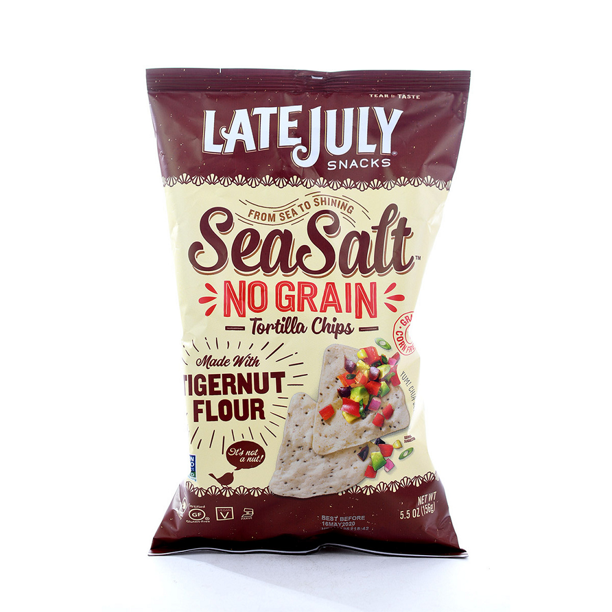 Late July Grain Free Gluten Free Vegan Sea Salt Tortilla Chips Made