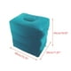 thumbnail image 3 of Reposapiés de viaje, almohada, taburete, 3 capas, cama, altura ajustable, inflable, para piernas Azul claro, 3 of 3