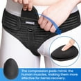 thumbnail image 7 of Velpeau Inguinal Hernia Belt for Men and Women, Fits Hernia Support Brace with Removable Compression Pad, Groin Hernia, Adjustable Waist Strap(Medium), 7 of 7