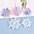 thumbnail image 3 of 3PCS Snowflake Silicone Mold DIY Pendant Mold Resin Casting Mold for Jewelry, 3 of 10
