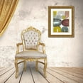 thumbnail image 3 of Fuchs, Jodi 25x32 Gold Ornate Wood Framed with Double Matting Museum Art Print Titled - Geode Abstraction II, 3 of 4