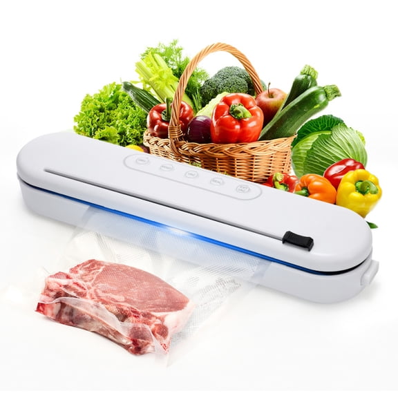 Cordless Vacuum Sealer for Food - Portable Food Saver Machine with Dry/Moist Modes, Rechargeable Design, Compact One-Touch Automatic Food Sealer Ideal Food Vacuum Sealer Machine for Kitchen Storage