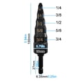 thumbnail image 4 of Juego Brocas para Expansor Tubos Cobre Aire Acondicionado 5 en 1 (Imperial), 4 of 5