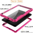 thumbnail image 2 of EpicGadget Case for Amazon Fire HD 8 / Fire HD 8 Plus (12th Gen, 2022 Released) - Clear Back Full Body Dual Layer Protective Hybrid Cover Case Support Wireless Charging for HD 8 Plus (Pink), 2 of 5