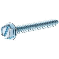 Hillman Sheet Metal Screw Zinc Slotted Hex Head - Secure Hold - 100 Pieces, #14 x 3/4 In