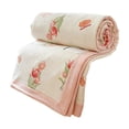 thumbnail image 2 of NWOKYZGH Summer Cooling Quilt Bedding, Lightweight Quilted Bedspread Quilt for Bed Rustic Home Decor Machine Washable, 59 x 78 inch, 2 of 6